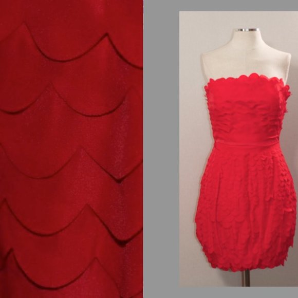 Ark & CO Red Ruffle Halter Dress - Picture 1 of 9